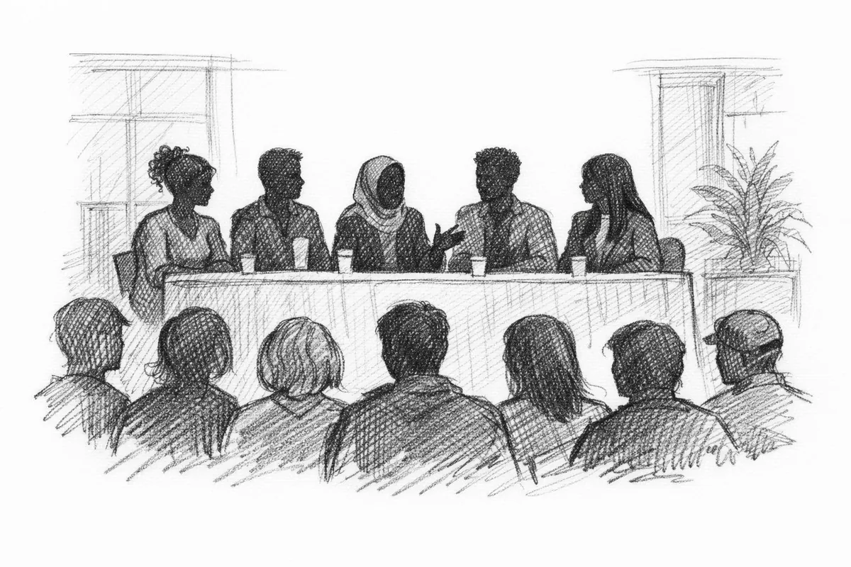 Ungdomsperspektiv i prosjekt mot hat, anonyme silhuetter